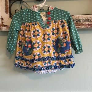 Matilda Jane size 3-6 months top with hoodie.